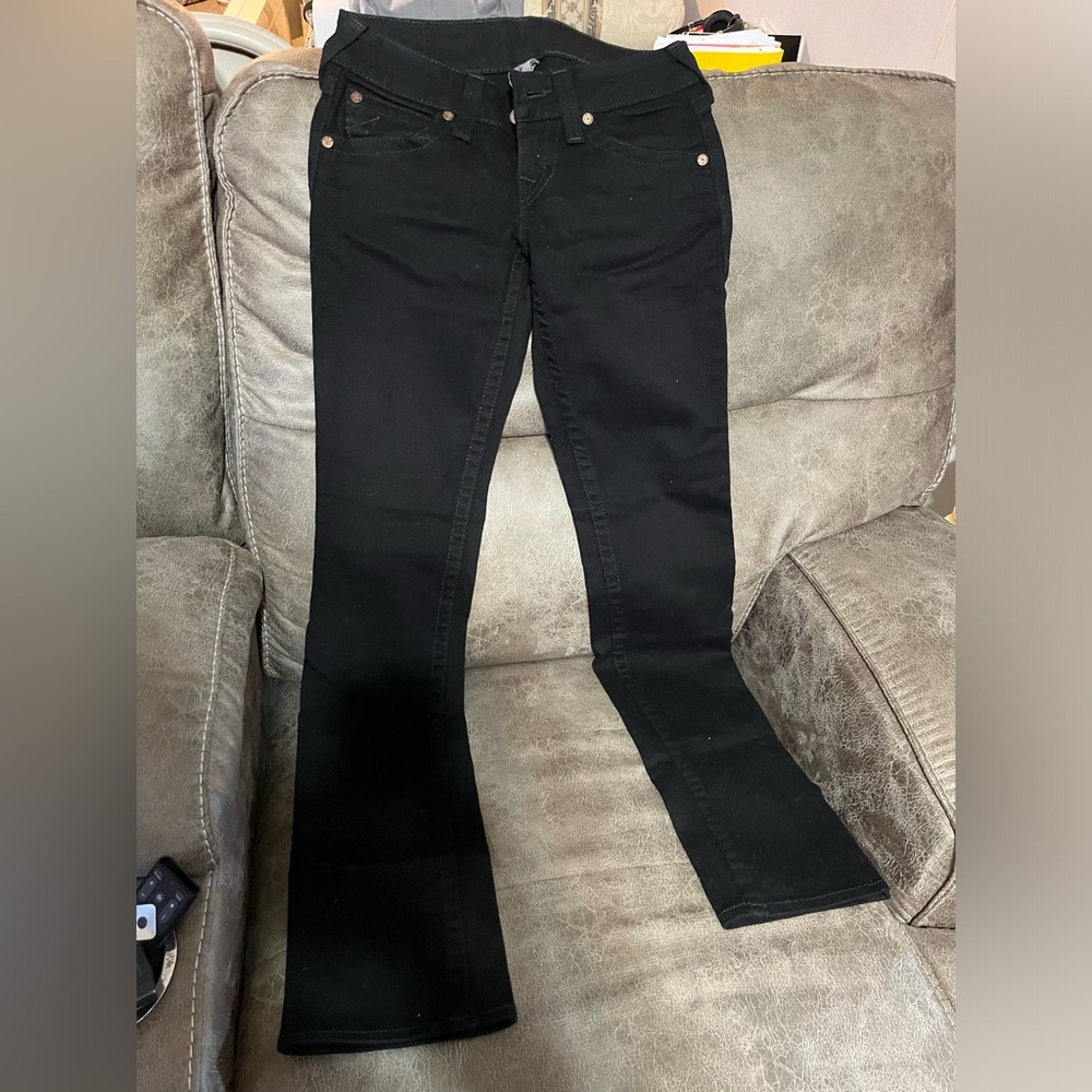 True religion black jeans size 27
